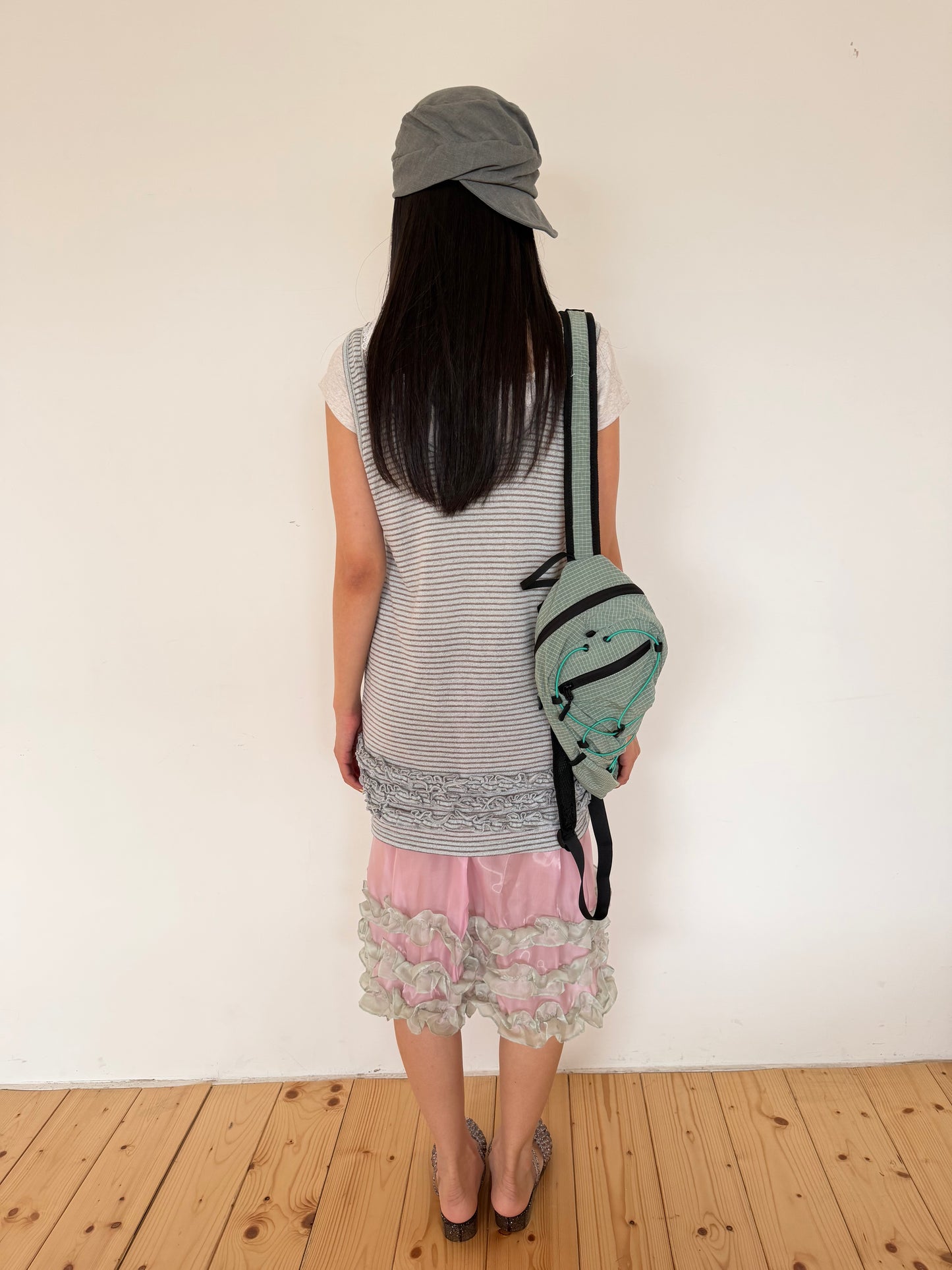 Ripple Hem Stripe Tank