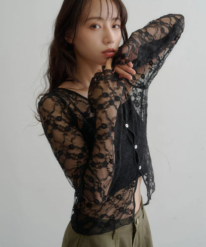 (Sale 至9/21 22:00）kastane 2way 蕾絲上衣