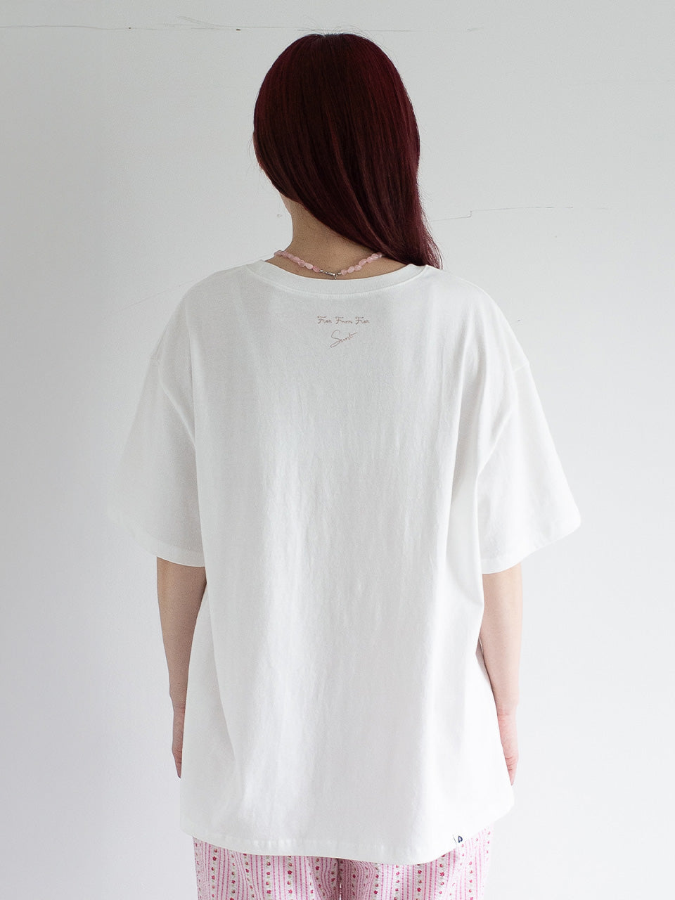 FUN FROM FUN Strawberry Cake Tee, White