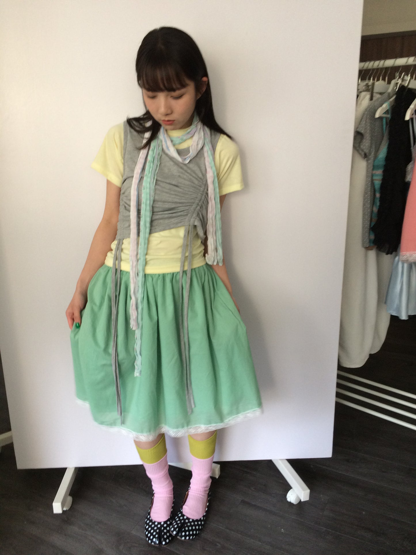 Two-piece vest top set
