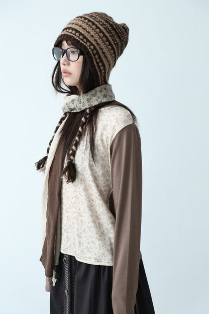 Pattern Knit Beanie
