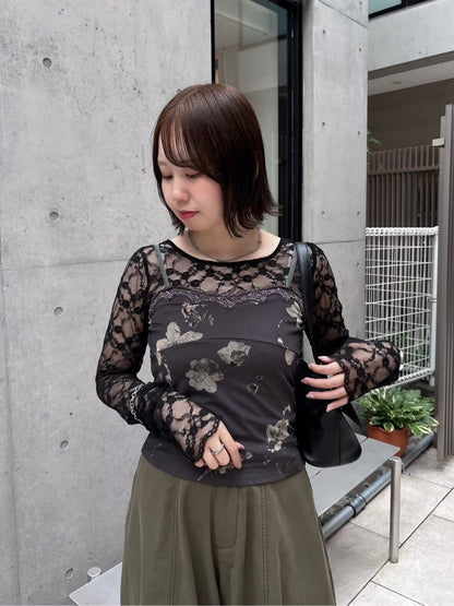 (Sale 至9/21 22:00）kastane 2way 蕾絲上衣