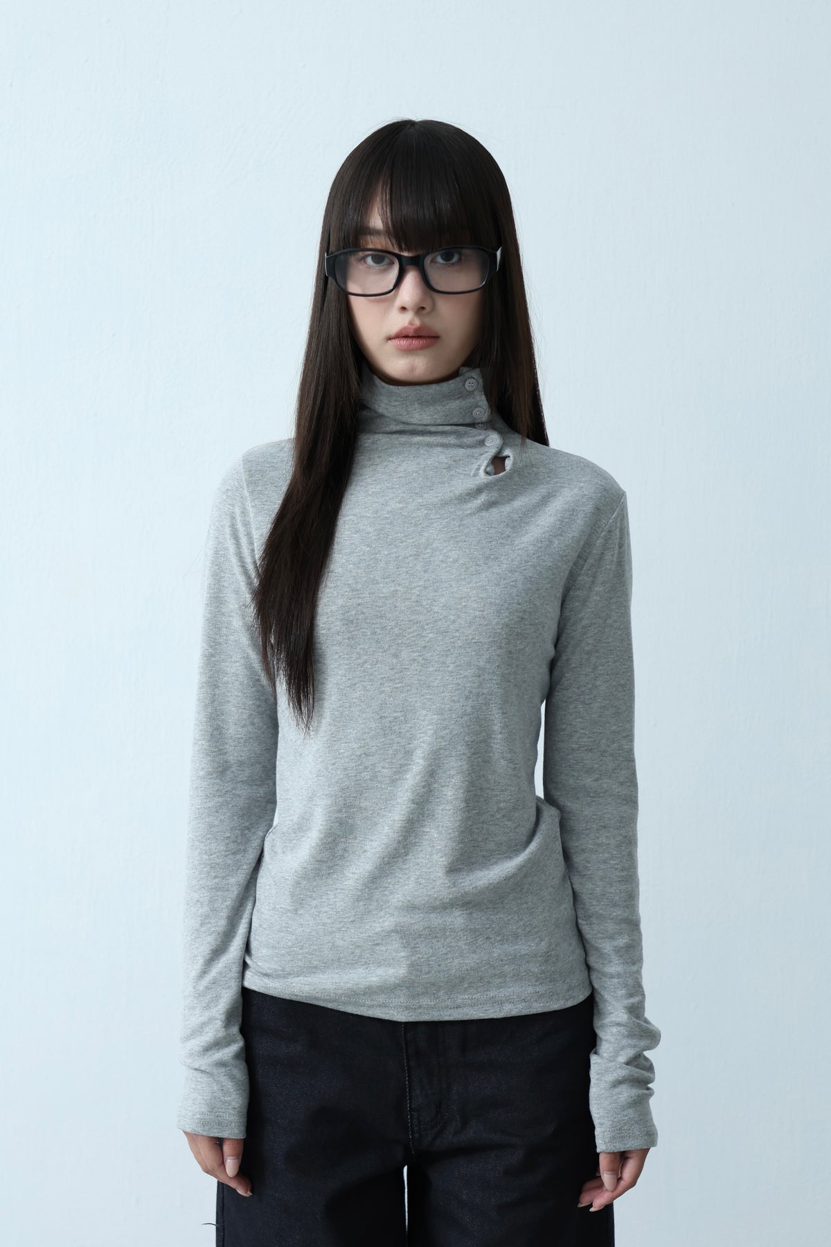 basic button-down top