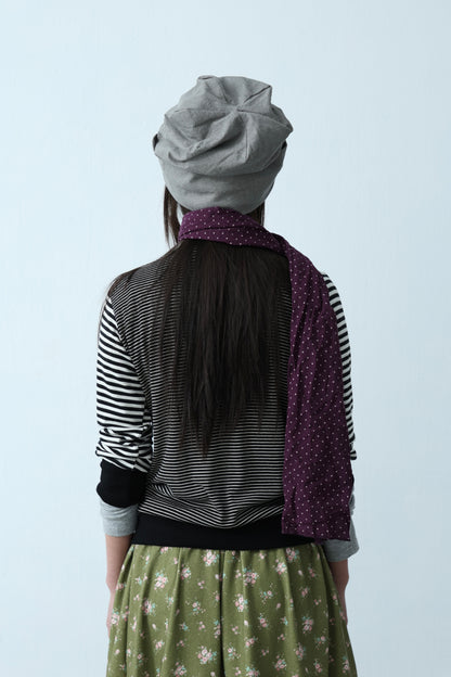 Striped patchwork top