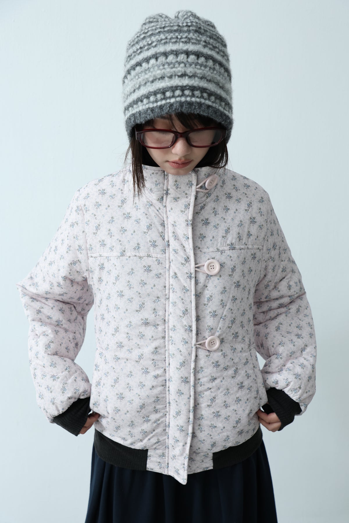 Floral Quilted Coat