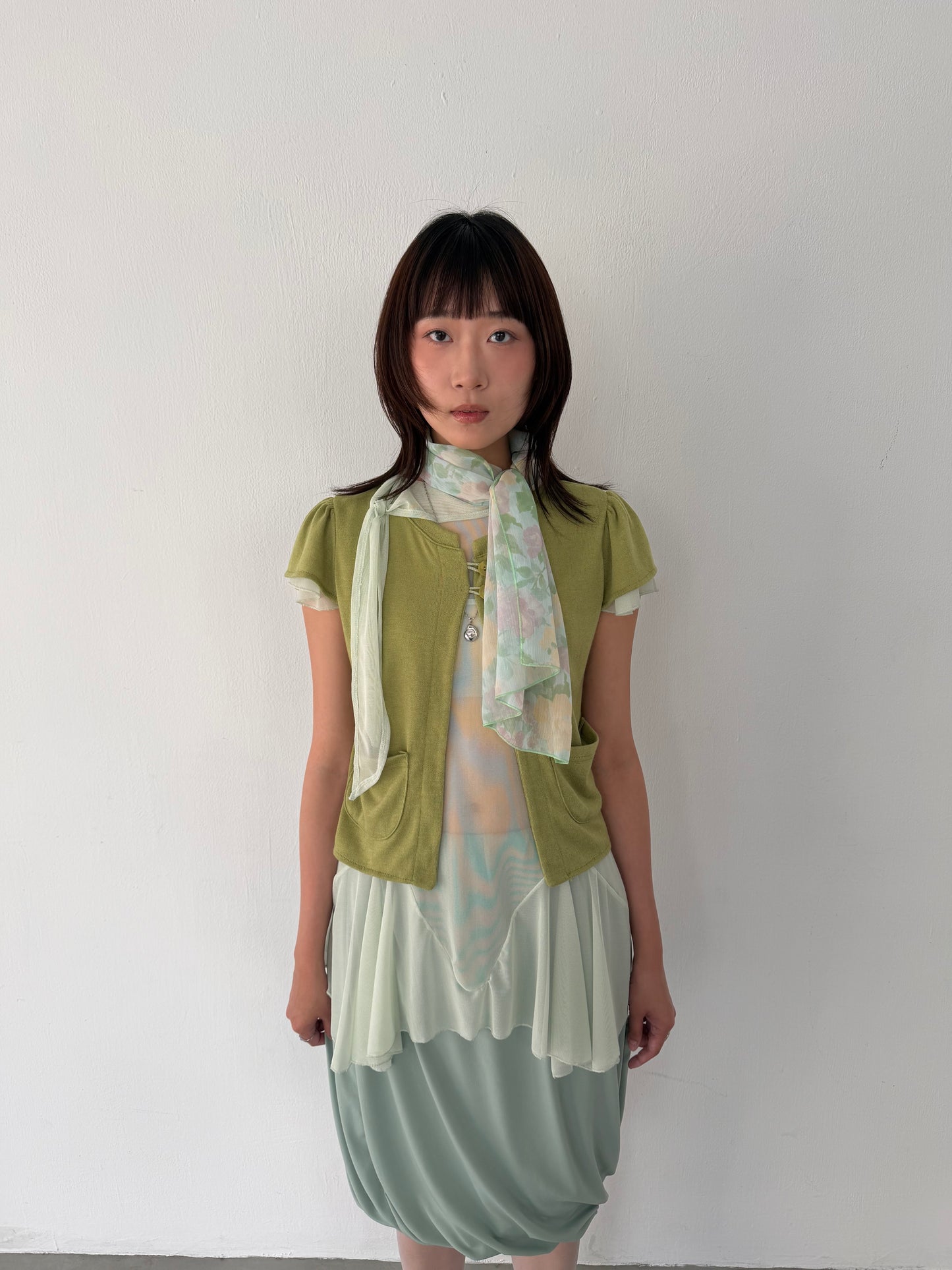 花柄スカーフ