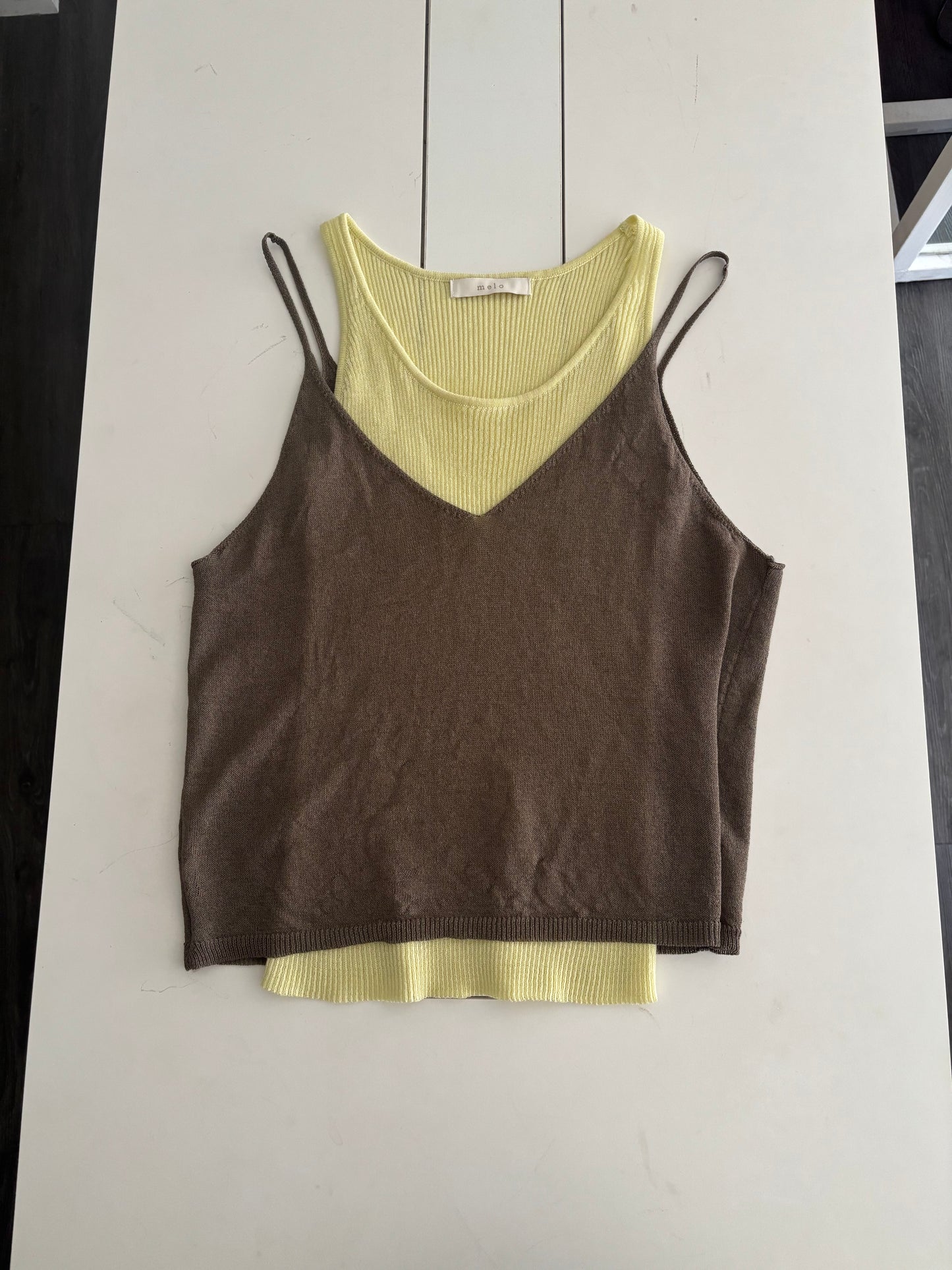 Breathable cotton and linen vest combination