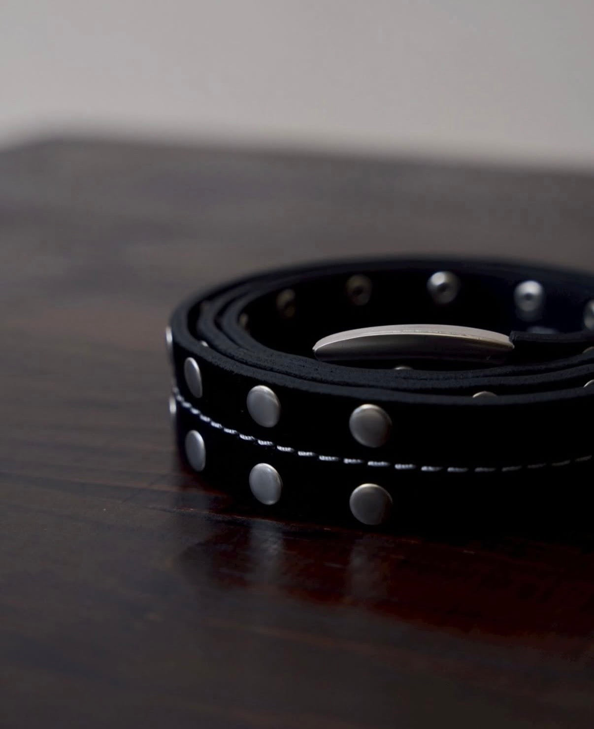 Cowhide Studded Belt
