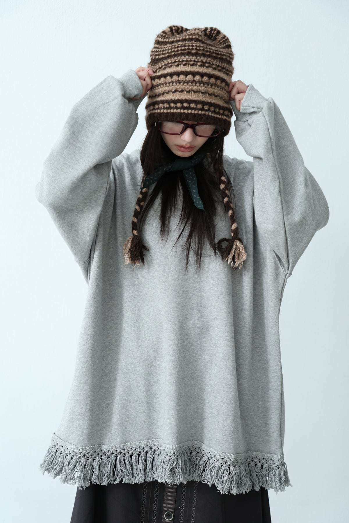 Pattern Knit Beanie