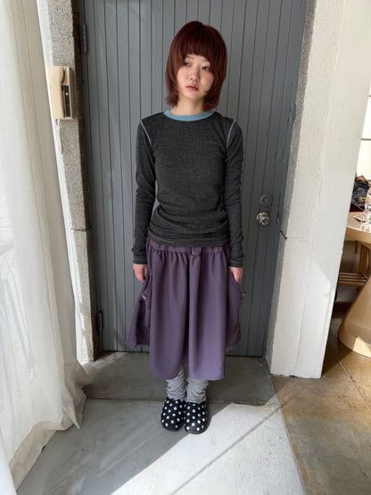 Crew neck knit top