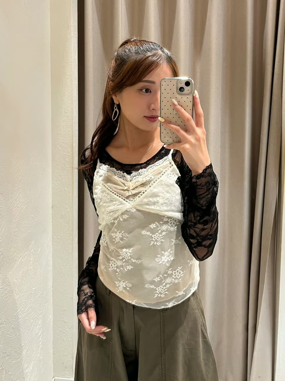 (Sale 至9/21 22:00）kastane 2way 蕾絲上衣