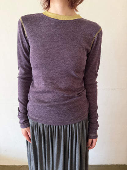 Crew neck knit top