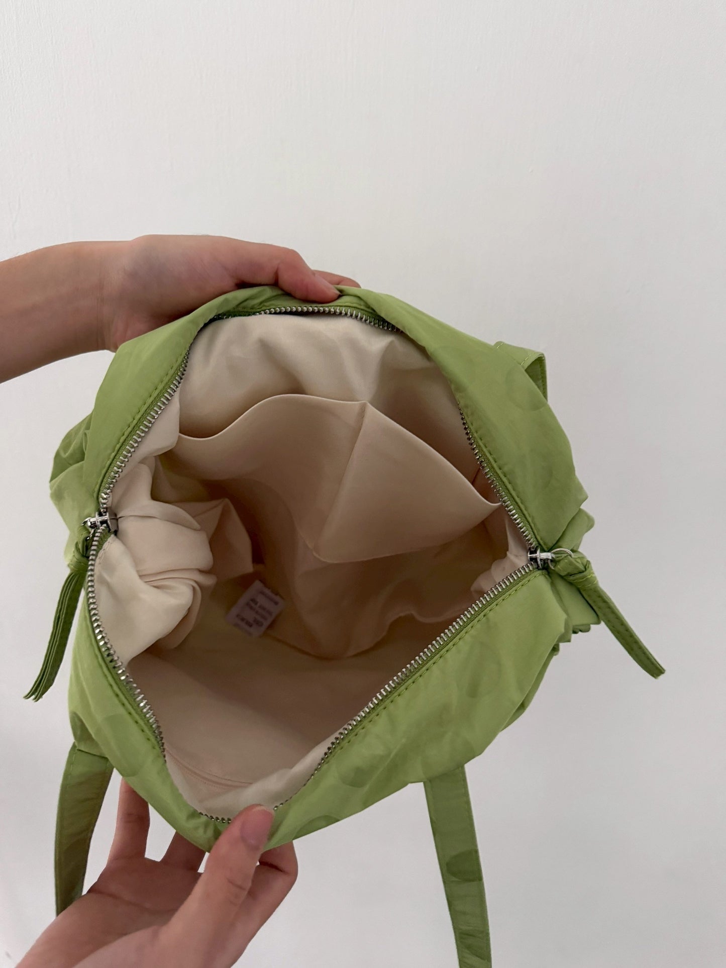 Dot Jacquard Tote Bag
