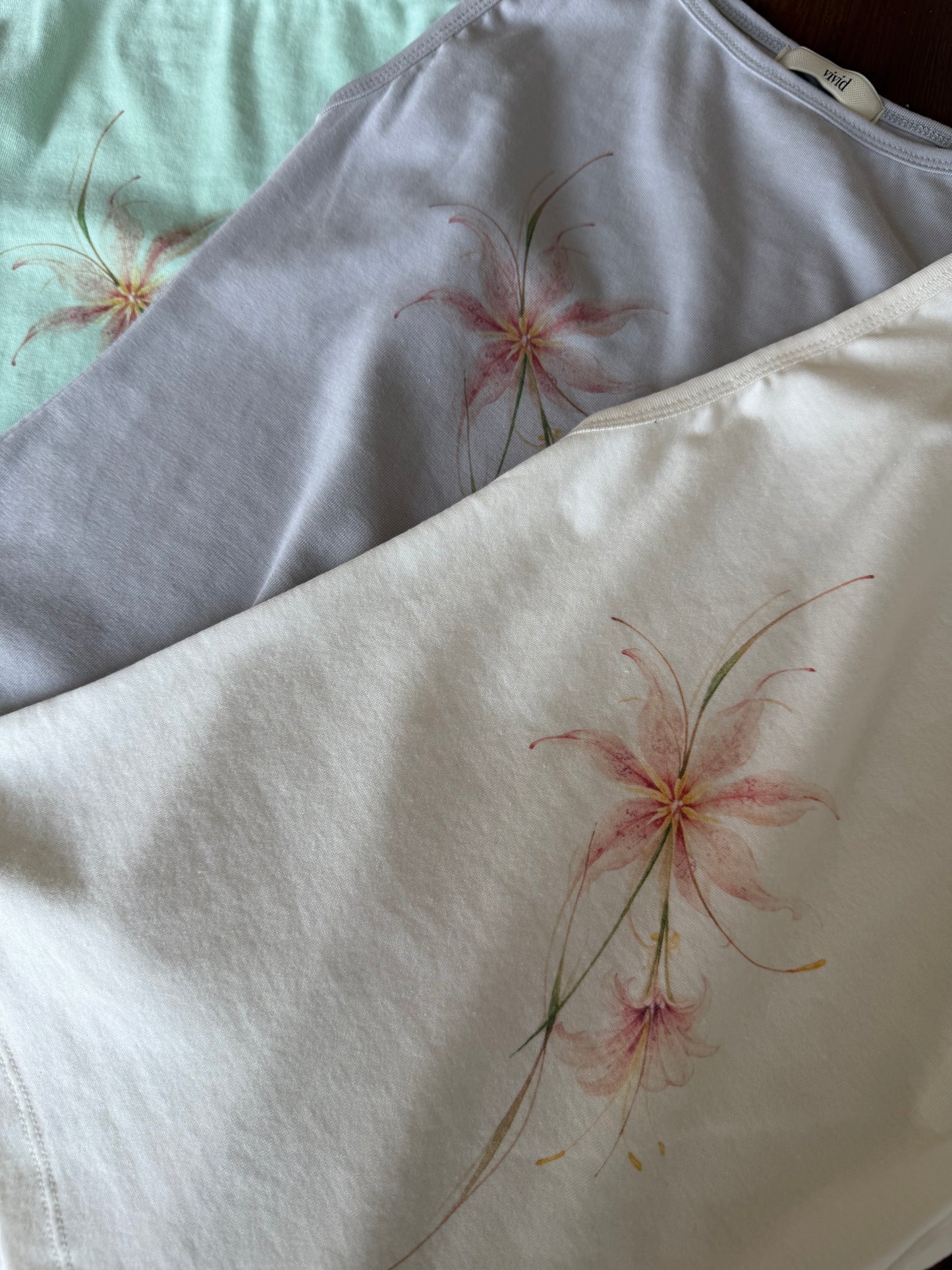 Floral cotton vest