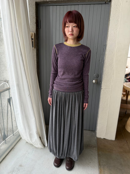 Crew neck knit top