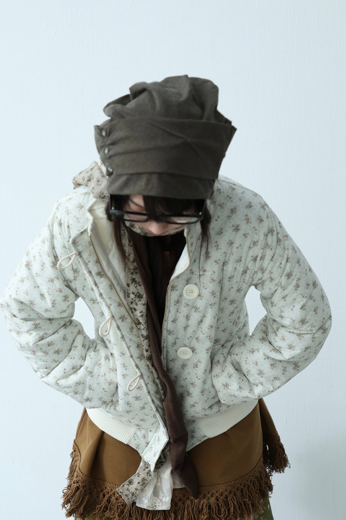 Floral Quilted Coat