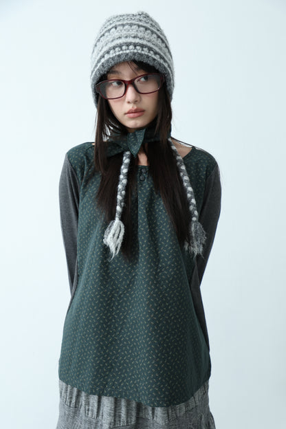 Pattern Knit Beanie