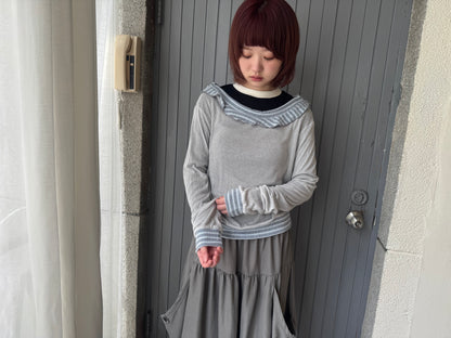 Crew neck knit top