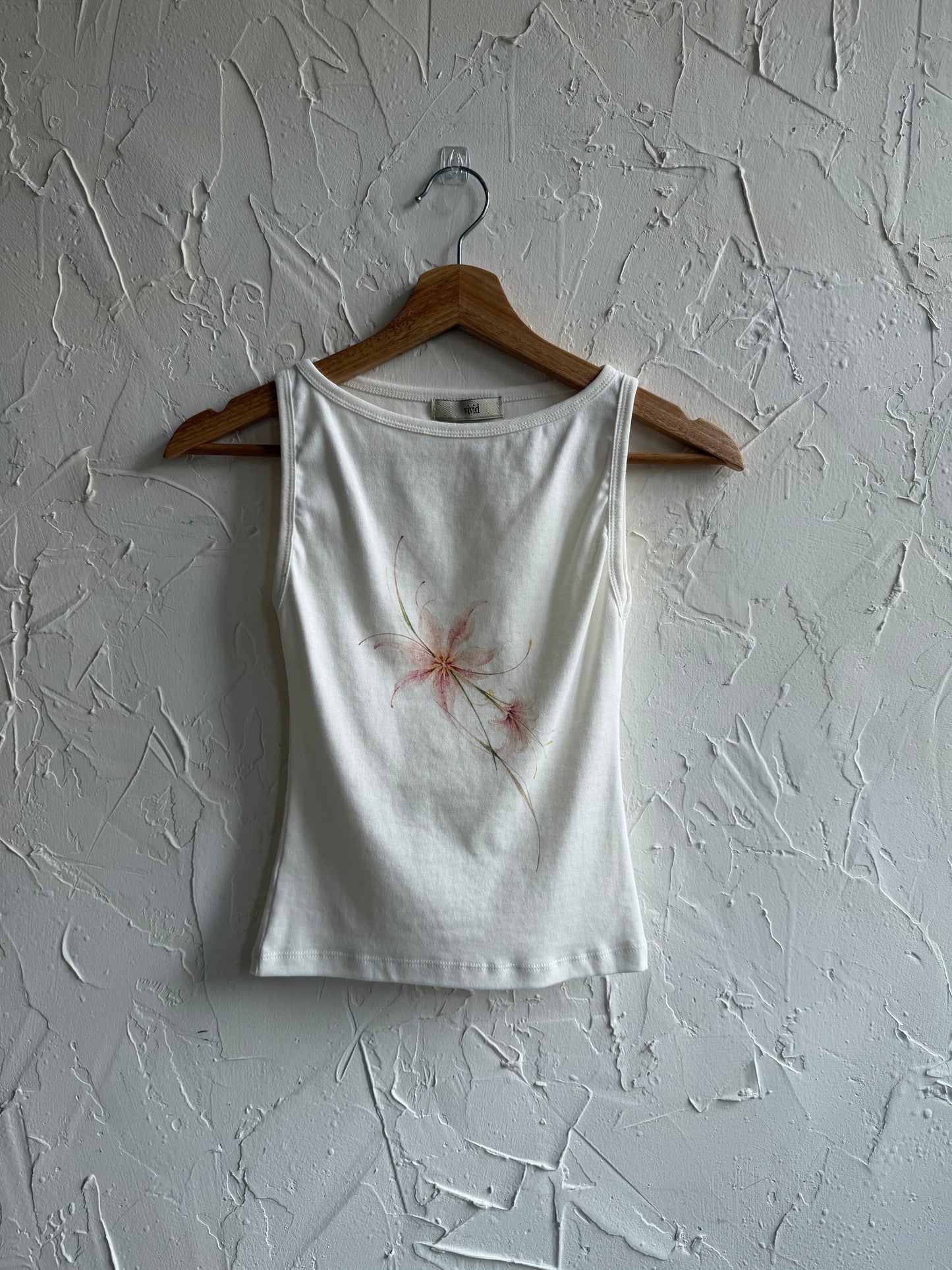 Floral cotton vest