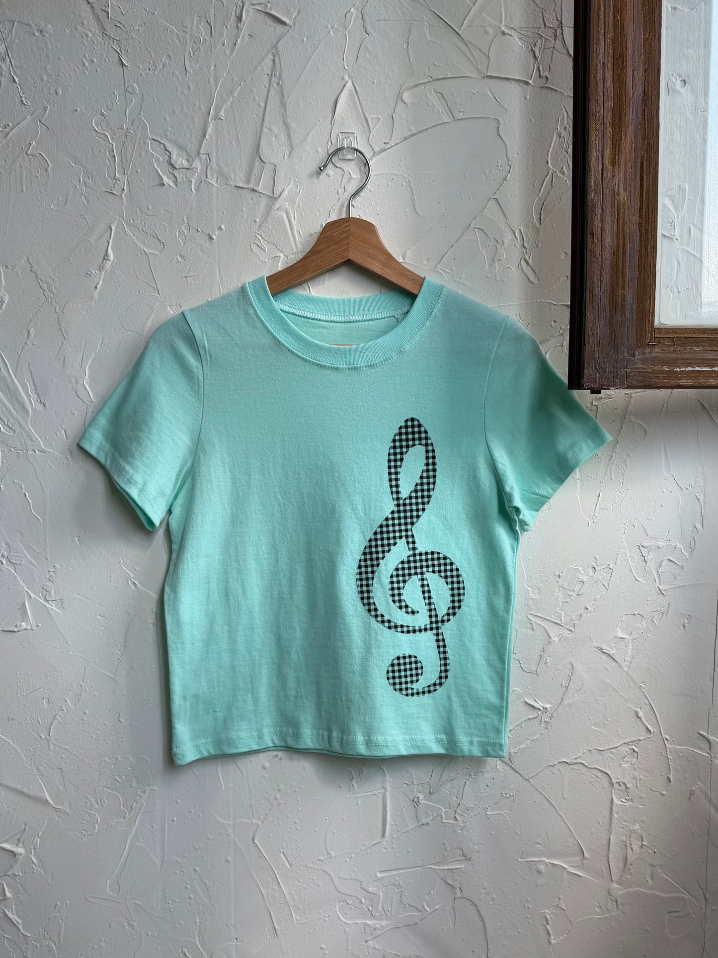 Musical note short-sleeved top