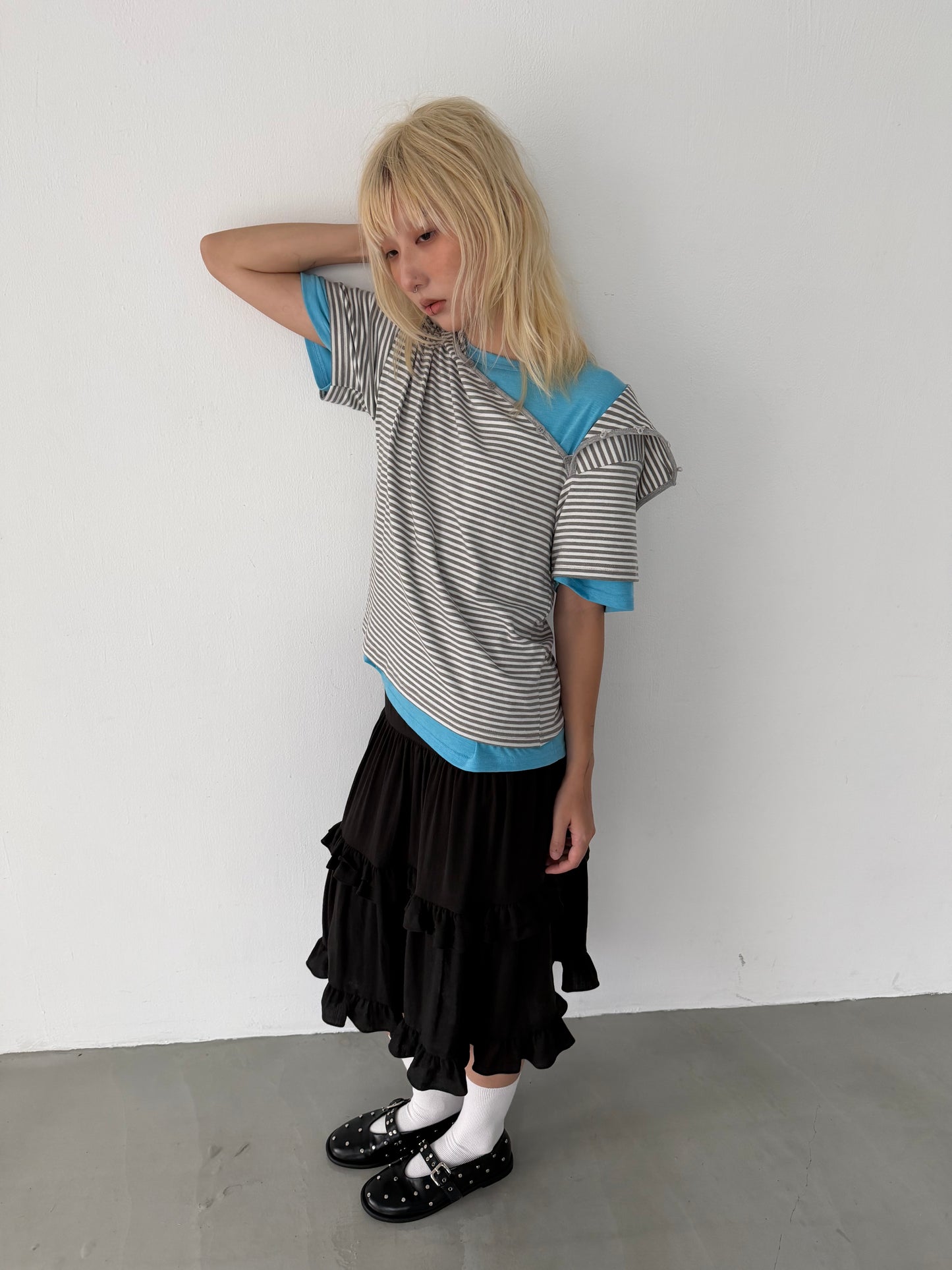 Cascade Midi Skirt