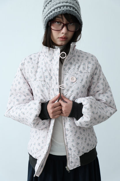 Floral Quilted Coat