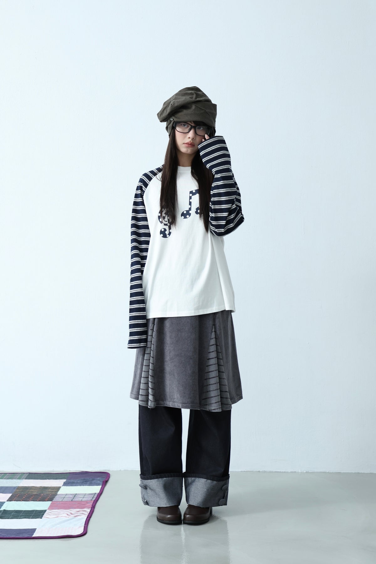 Melody Note Shoulder Top