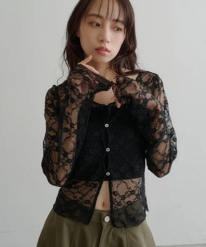 (Sale 至9/21 22:00）kastane 2way 蕾絲上衣