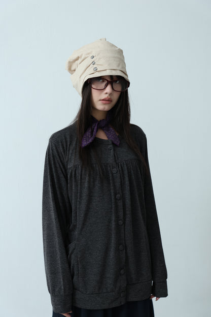 Open collar with bow and bow