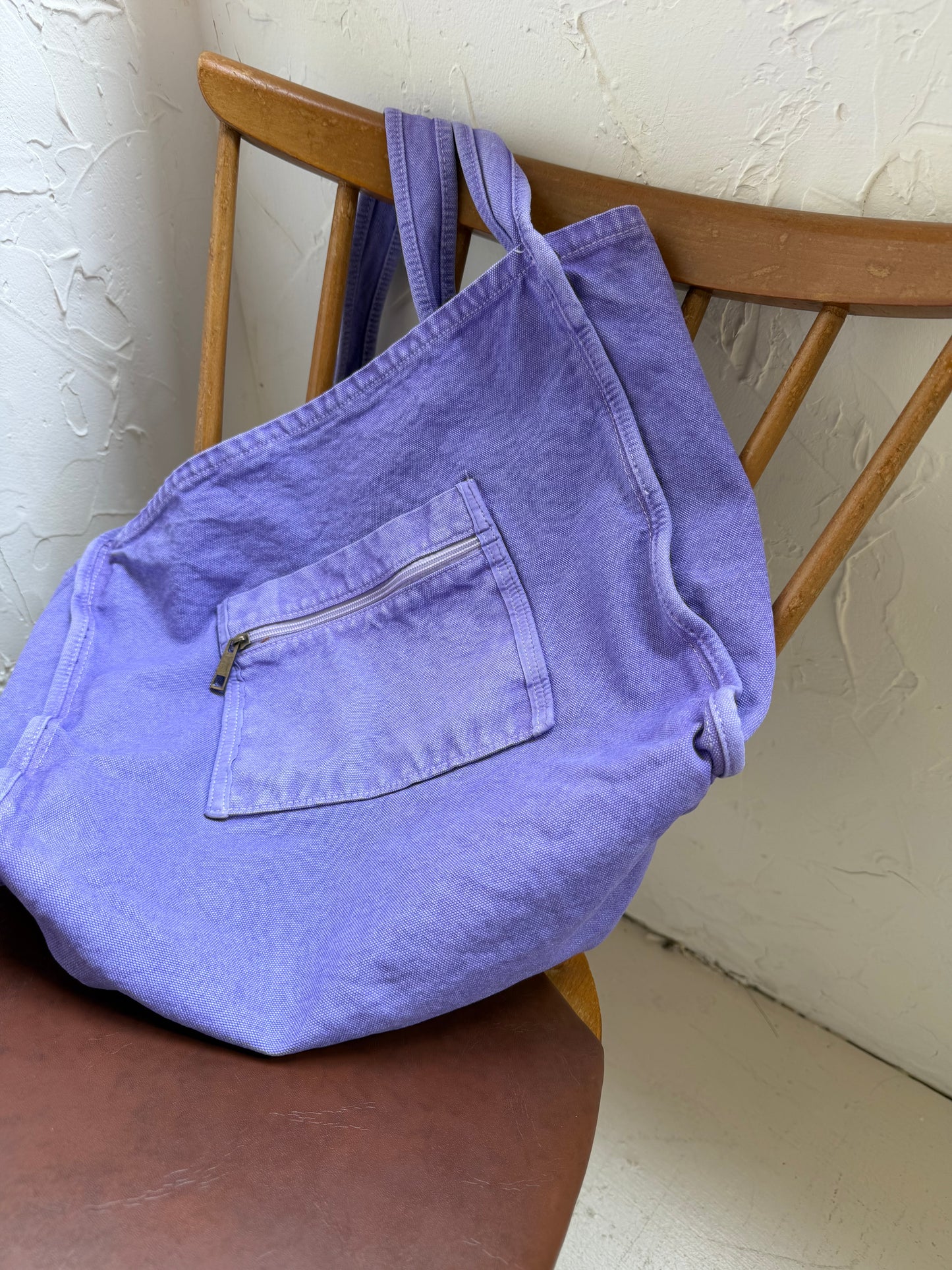Washed tote bag