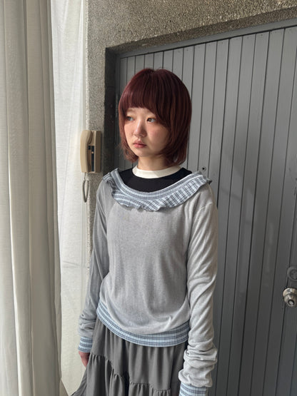 Crew neck knit top