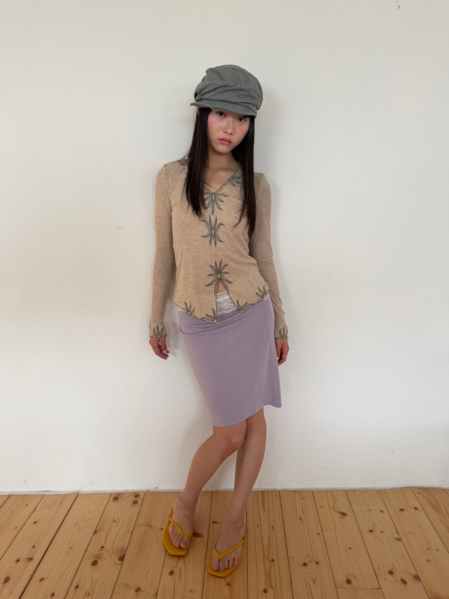 Lace Layering Midi Skirt