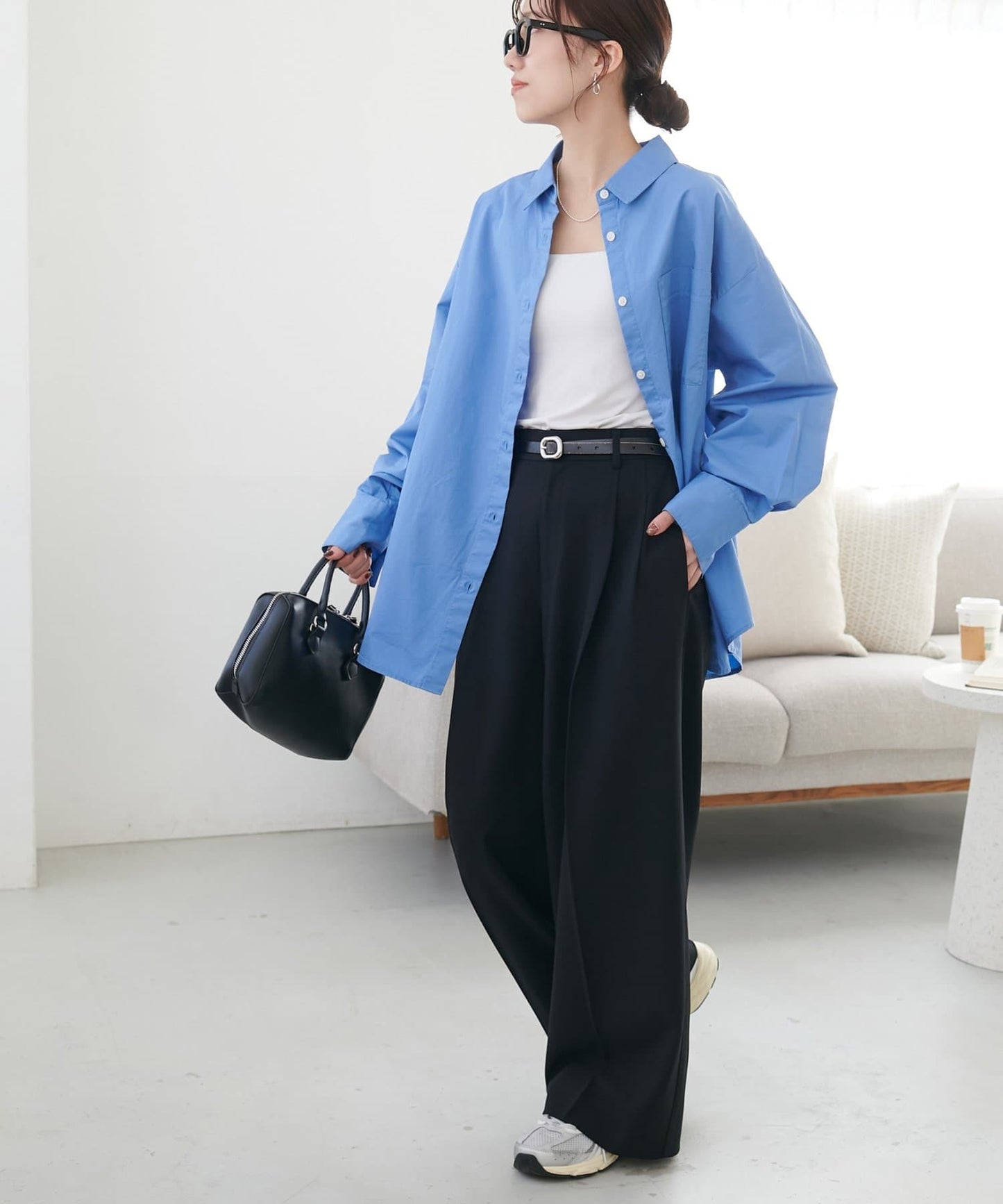 （sale 至8/23 22:00）Discoat 寬鬆口袋襯衫