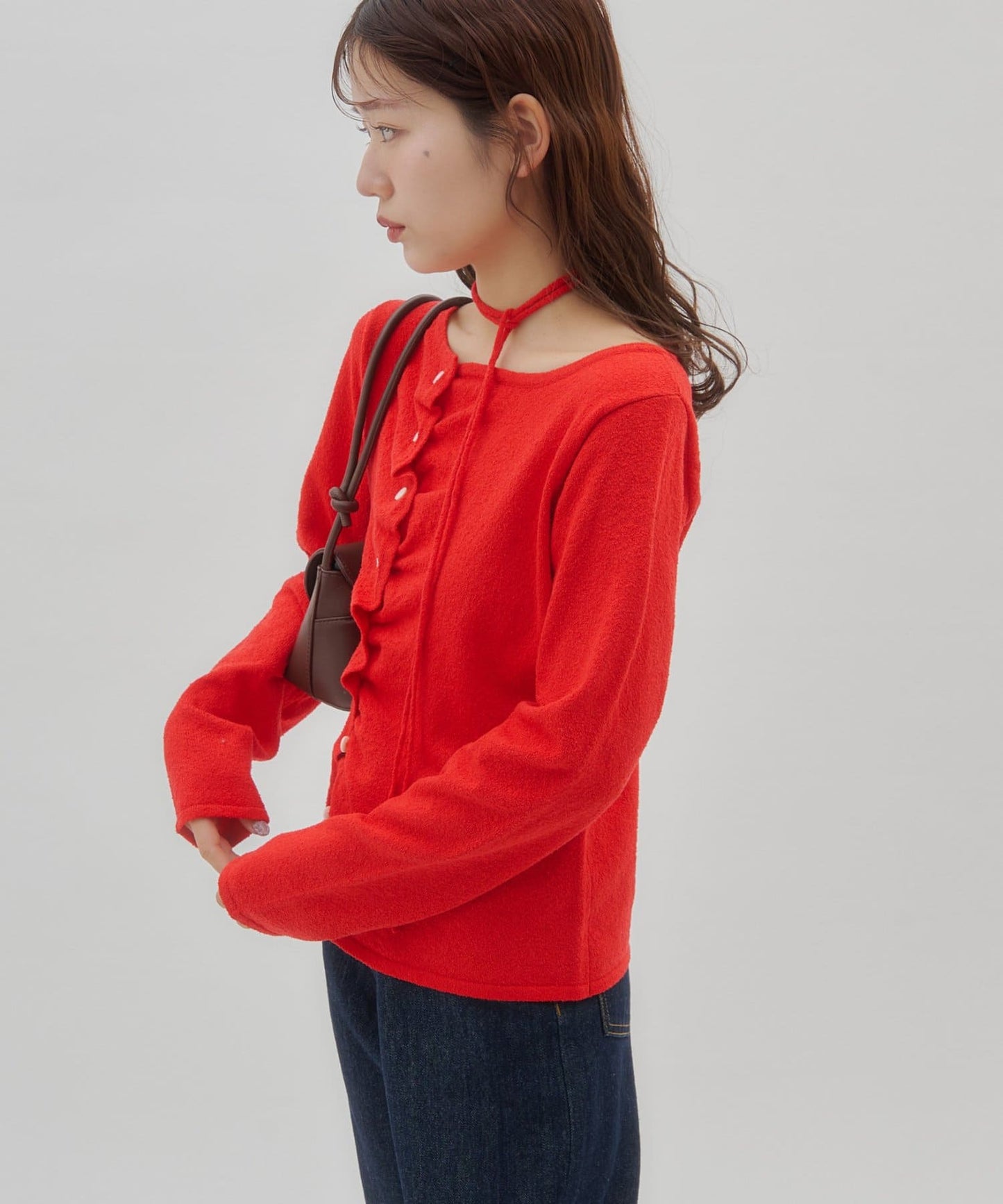 （sale 至8/23 22:00）皺摺鈕扣開襟衫