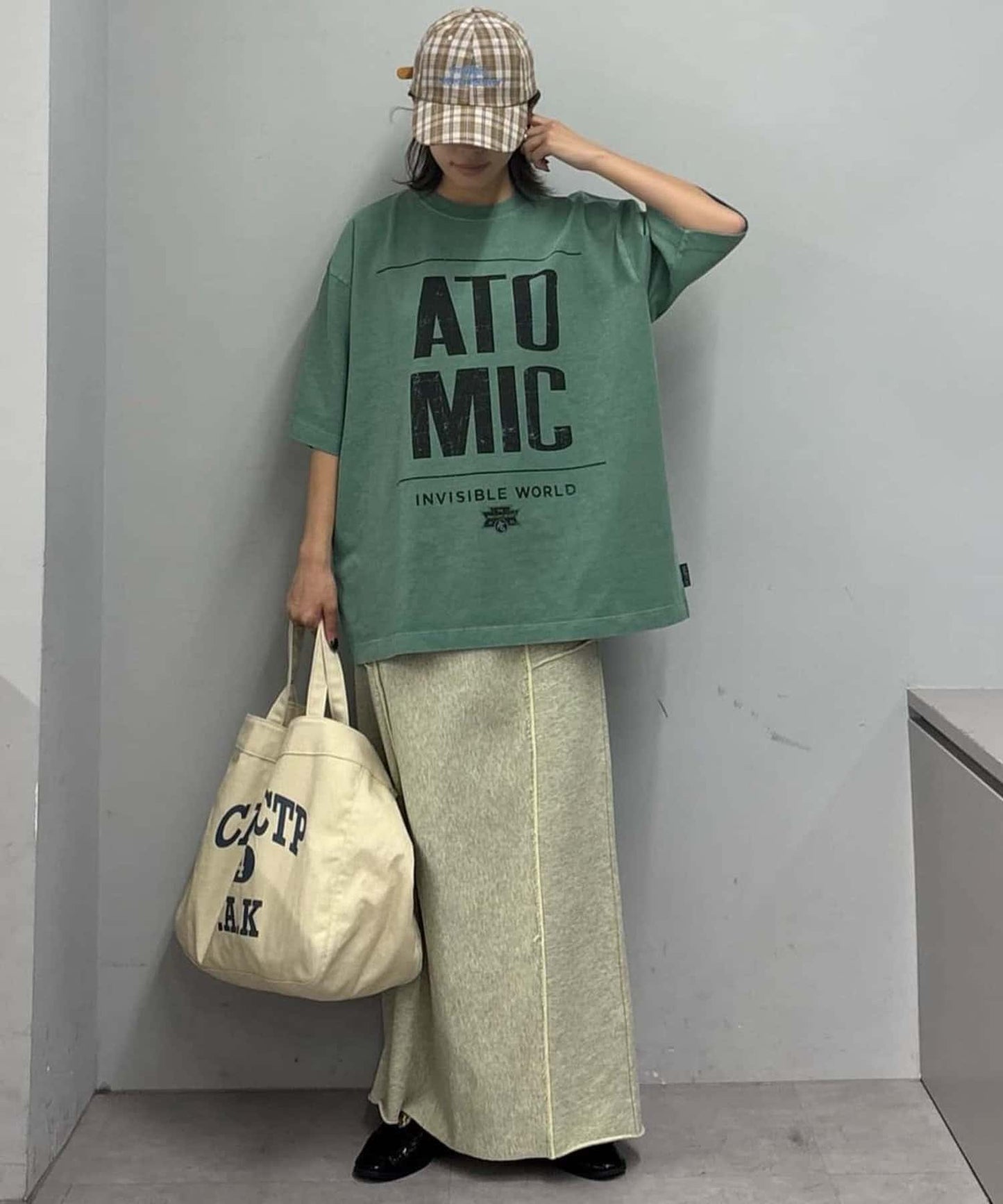 （sale 至8/23 22:00）CIAOPANIC TYPY 棉質線條剪裁直筒裙