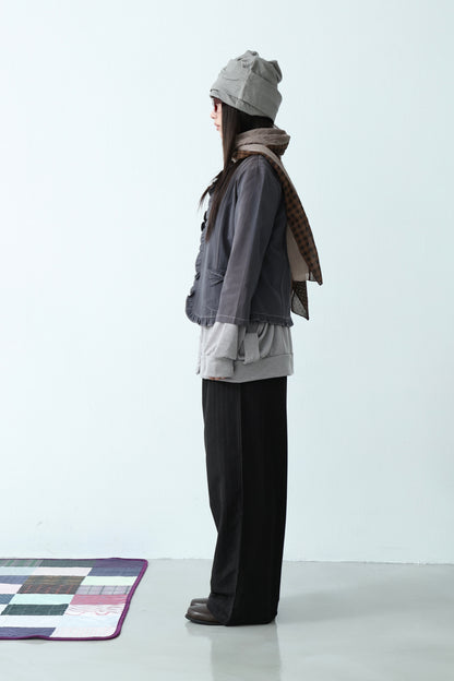 Matte Velvet Stripe Pants