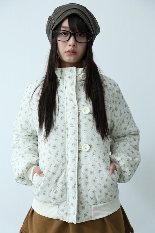 Floral Quilted Coat