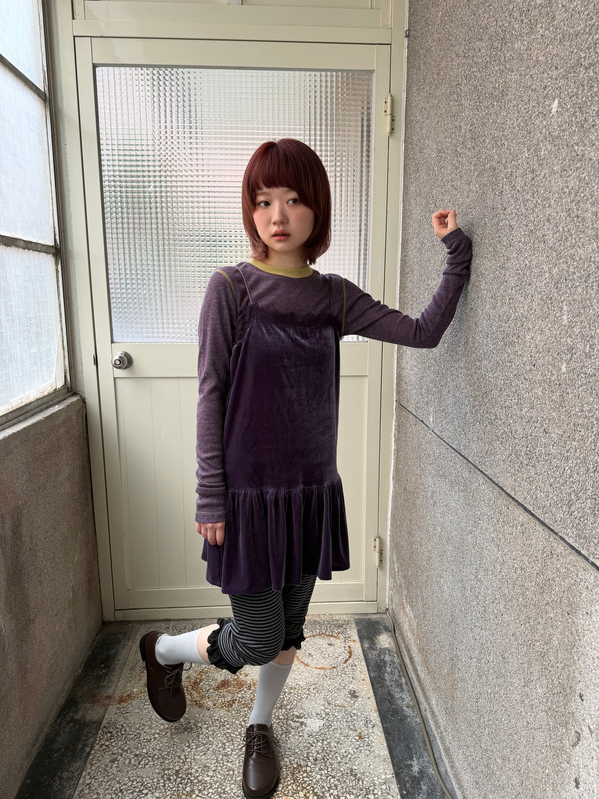 Crew neck knit top