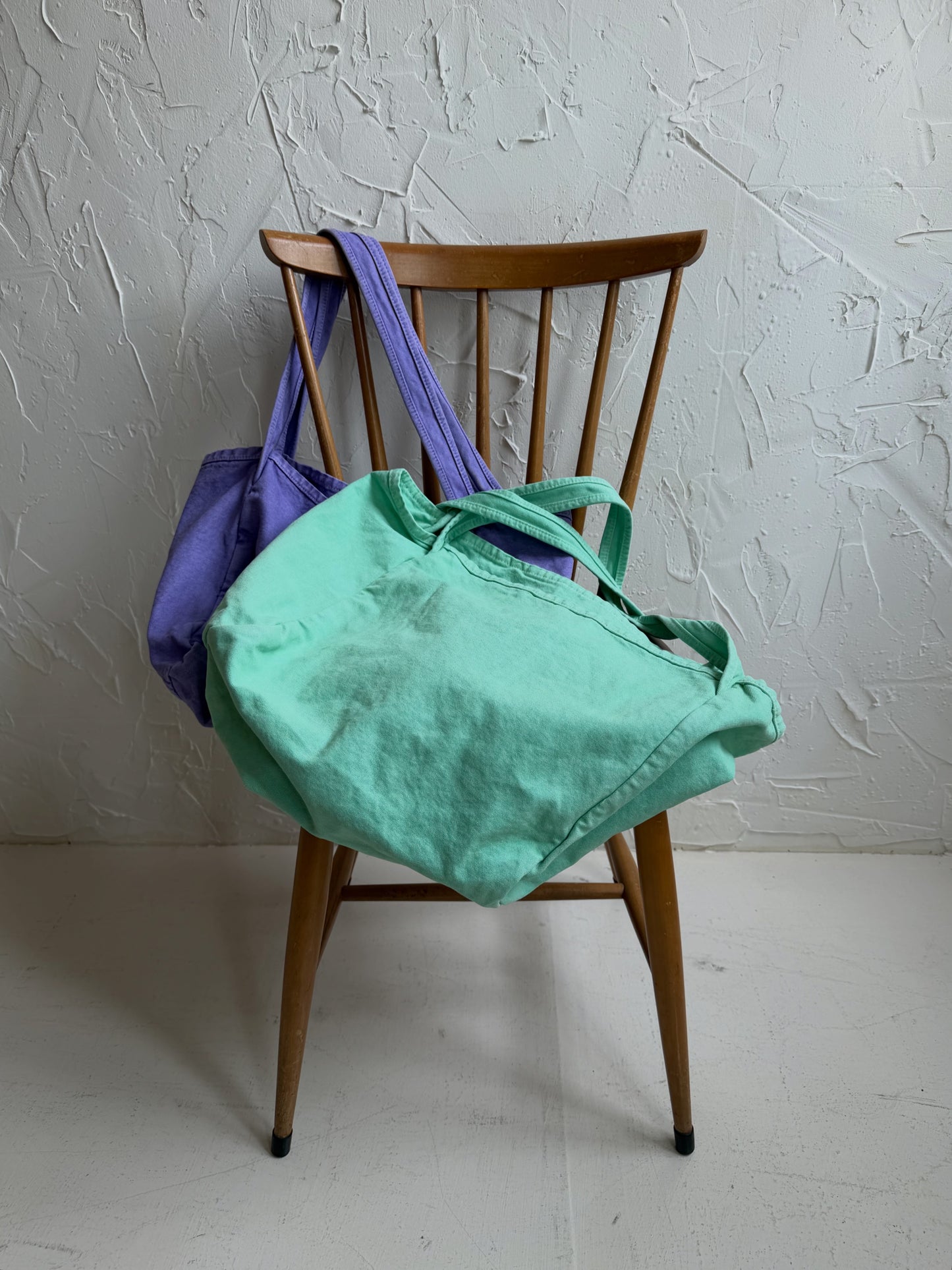 Washed tote bag