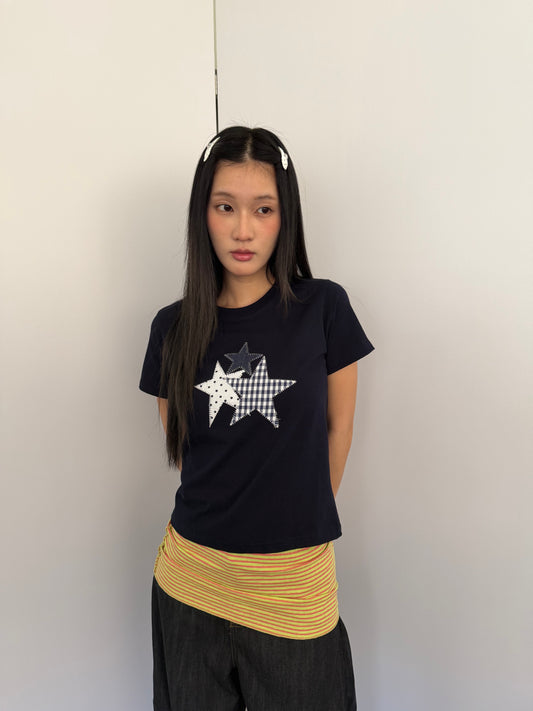Star Patchwork Tee