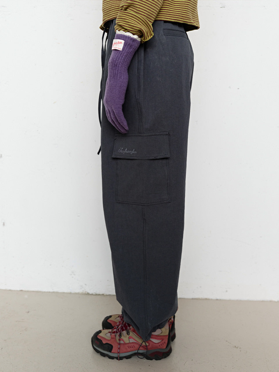 FUN FROM FUN Saturday Cargo Pants, Charcoal