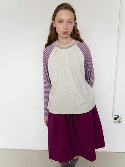 FUN FROM FUN Everyday Raglan Tee, Oatmeal