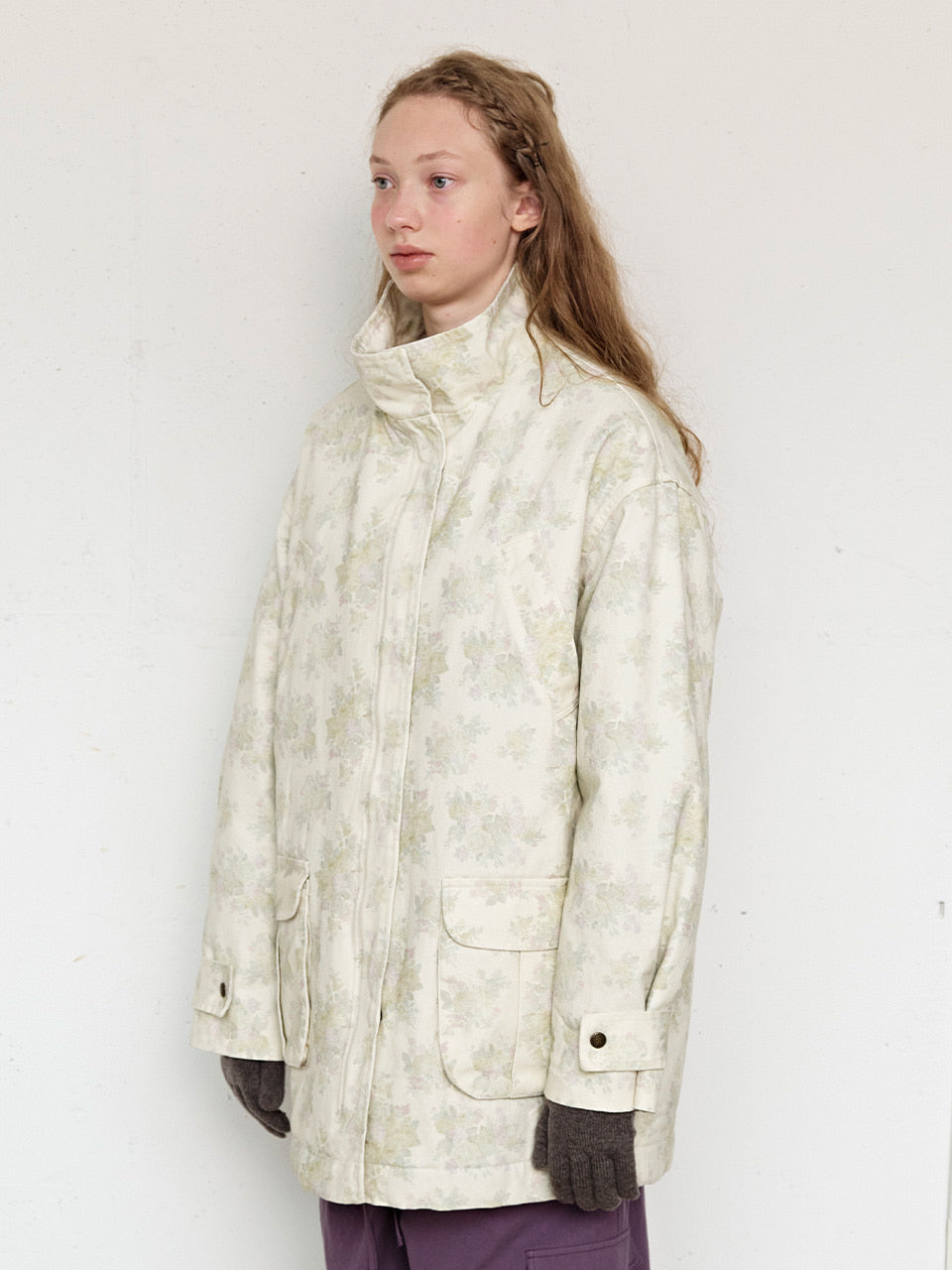 FUN FROM FUN Floral Wallpaper Jumper, Beige