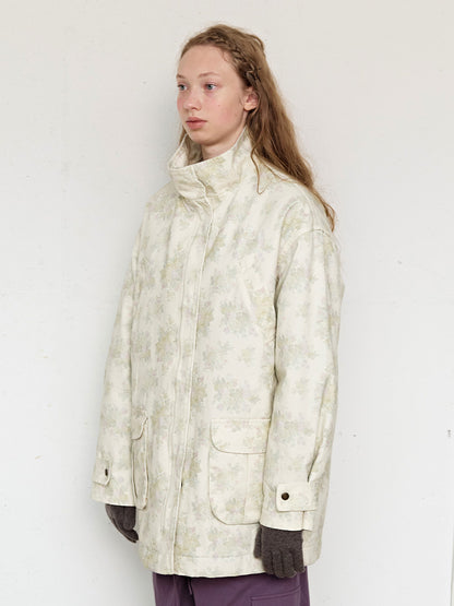 FUN FROM FUN Floral Wallpaper Jumper, Beige