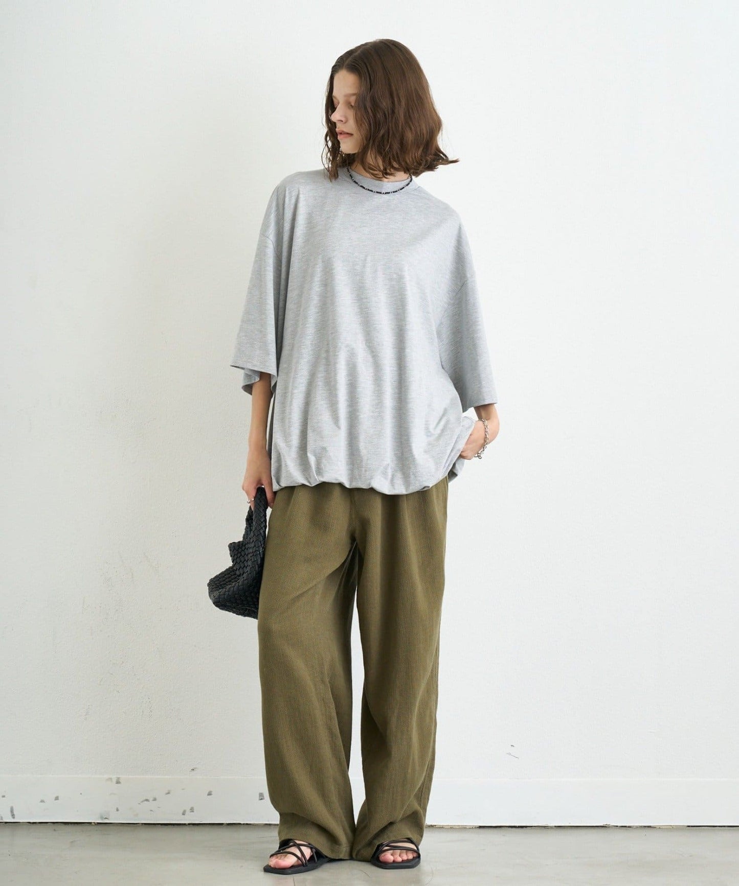 （sale 至8/23 22:00） CIAOPANIC TYPY 下擺氣球廓形寬版短袖 TEE