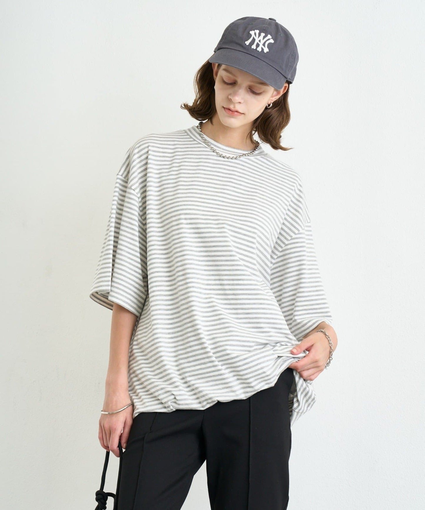 （sale 至8/23 22:00） CIAOPANIC TYPY 下擺氣球廓形寬版短袖 TEE