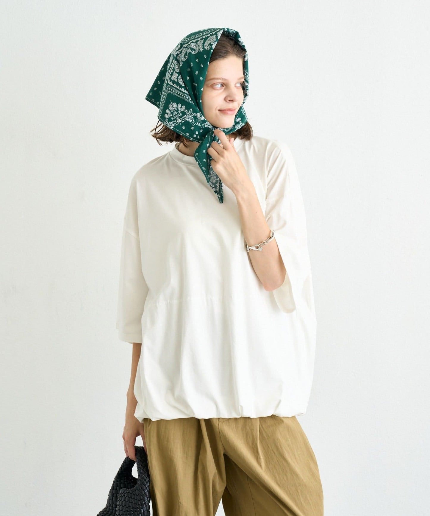 （sale 至8/23 22:00） CIAOPANIC TYPY 下擺氣球廓形寬版短袖 TEE
