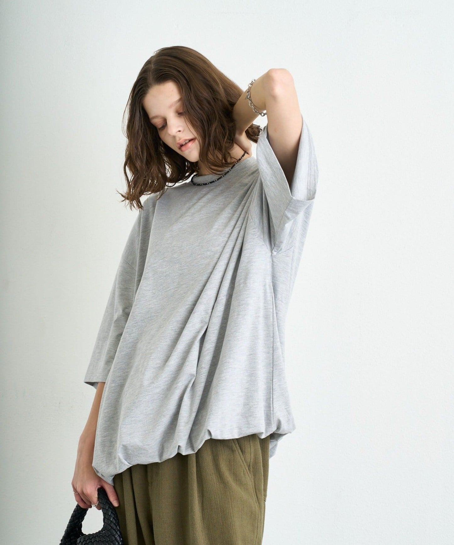 （sale 至8/23 22:00） CIAOPANIC TYPY 下擺氣球廓形寬版短袖 TEE