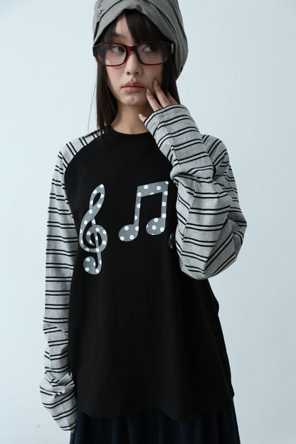 Melody Note Shoulder Top