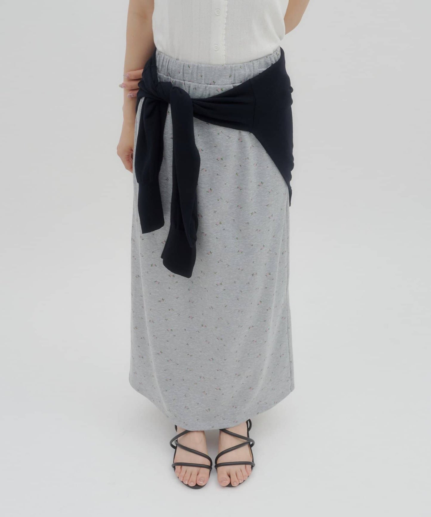 （sale 至8/23 22:00）碎花棉質直筒窄裙